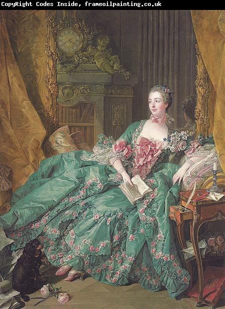 Francois Boucher Portrait de Madame de Pompadour